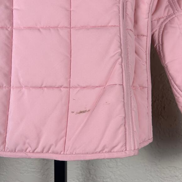 Lauren Ralph Lauren Green Label Petite Pink Quilted Small Jacket - Picture 5 of 5